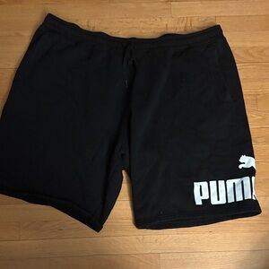 Puma Men's Black Athletic Shorts